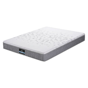 Giselle Bedding Queen Mattress 23cm Pocket Spring Mattress with Adjustable Firmness Reversible Foam Layer for Medium Firm & Firm Support Motion Isolation Bedroom Bed