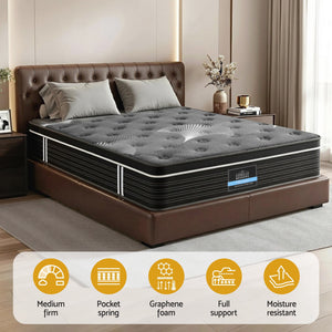 35cm Graphene Mattress | Memory Foam | Medium Firm | King