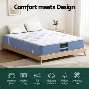 Giselle Mattress | 25cm | Pocket Spring | Queen Bed