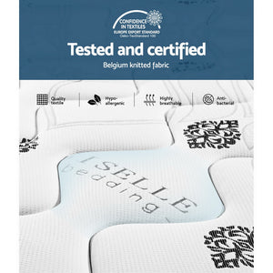 Giselle Bedding | Galaxy Euro Top | Cool Gel Pocket Spring Mattress | 35cm | Thick Double
