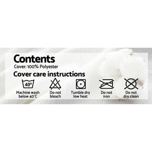 Bedding | Memory Foam Pillow | 19cm Thick | Twin Pack