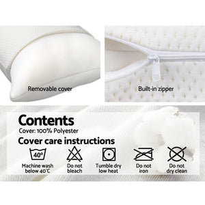Bedding | Memory Foam Pillow | 13cm Thick | Twin Pack