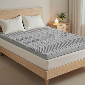 Graphite Memory Foam Topper | 8cm | 7-Zone Support | Double