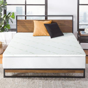 Giselle Bedding | Memory Foam Mattress Topper | Cool Gel Bed Mat | Bamboo | 10cm | King