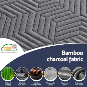Gel Memory Foam Topper | 8cm | Dual Layer Bamboo Cover | King