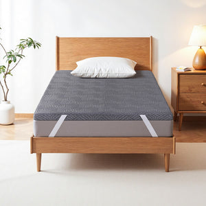 Dual Layer Foam Topper | 8cm | Gel Infused | Bamboo Cover | King Single