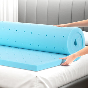 Giselle Bedding | Memory Foam Mattress Topper | Ventilated Cool Gel | 5cm | King Single