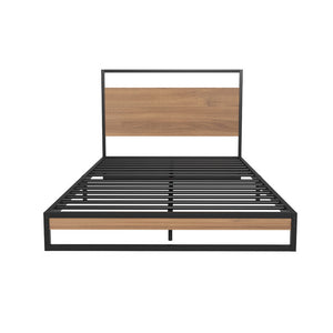 Artiss Metal Bed Frame | King Single Size | Platform Base with Mattress