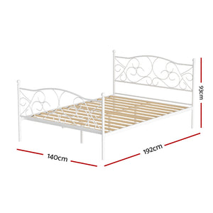 Bed Frame | Double Size | Metal Frame | GROA