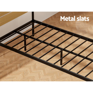 Bed Frame | King Single Size | Metal Base | Mattress Platform Foundation | PAULA