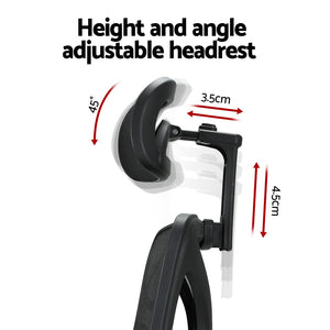 Artiss Office Set | L-Shape Corner Desk + Ergonomic Mesh Chair | Study or Home Office