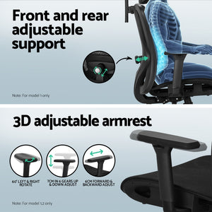 Artiss Office Set | L-Shape Corner Desk + Ergonomic Mesh Chair | Study or Home Office