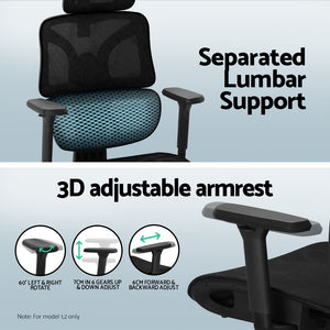 Artiss Office Set | L-Shape Desk + Ergonomic Mesh Chair | Study or Home Office