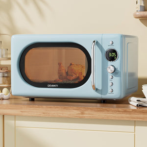 20L Microwave Oven | 800W, Blue | Compact & Efficient