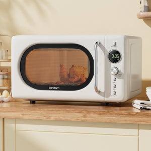 20L Microwave Oven | 700W, Cream | Compact & Efficient