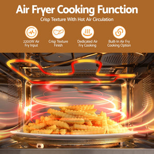 Built-In Microwave Oven | 30L Grill, Air Fry & Convection | Silver