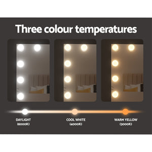 Bluetooth Makeup Mirror | 58x46cm | Hollywood Vanity Mirror with LED Light Wall