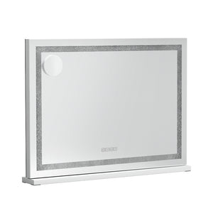 Bluetooth Makeup Mirror | 58x46cm | Hollywood Vanity | With LED Light | Crystal