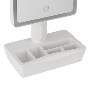 Makeup Mirror | 10X Magnifying | With LED Light | Storage Cosmetic Mirror