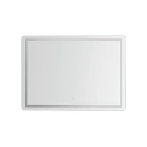 Wall Mirror | 100X70CM | With LED Light | Bathroom Home Decor | Round Rectangle