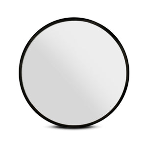 Embellir Wall Mirrors | 2 Pack | 60cm Round Framed | Black | Bathroom or Makeup Decor