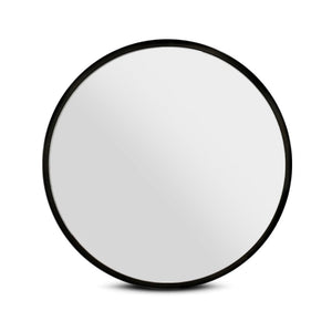 Embellir Wall Mirrors | 2 Pack | 90cm Round Framed | Black | Bathroom or Makeup Decor