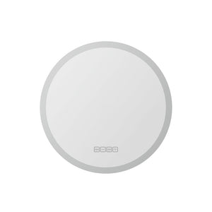 Embellir Bluetooth LED Wall Mirror | With Light | 50CM | Bathroom Decor | Round Mirrors