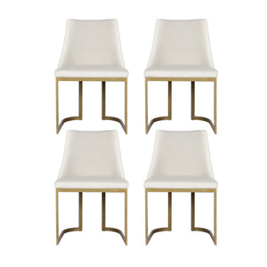 Artiss Dining Chairs | Set of 4 | Linen Fabric Frame | Beige
