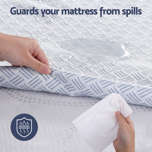 Cooling Mattress Protector | Waterproof Deep Pocket | King Single