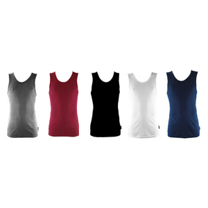 Mens Premium Bamboo Singlets | Various Colours | Sizes S-3XL
