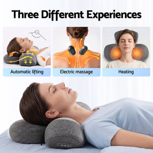 Neck Massager Pillow | Heated Memory Foam Support with Type-C Charging