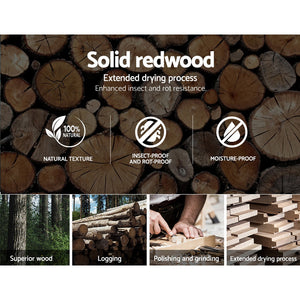 Wooden Office Chair | Leather Seat | Black