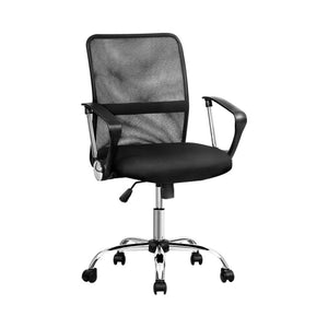 Mesh Office Chair | Mid Back | Black