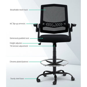 Office Chair | Drafting Stool | Mesh Chairs | Black