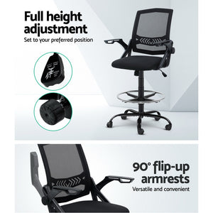 Office Chair | Drafting Stool | Mesh Chairs | Black