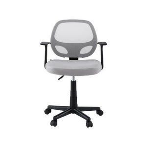 Office Chair | Mesh Computer Desk Chair | Gaming Work Study | Mid Back | Grey