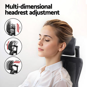 Ergonomic Mesh Office Chair | Comfortable Desk Chair | Black