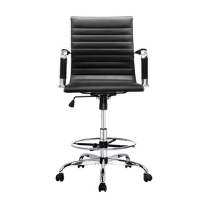 Office Chair | Drafting Stool | Leather Chairs | Black