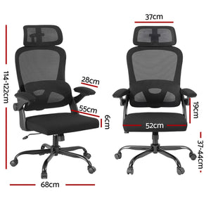 Ergonomic Office Chair | Mesh Chair | Black | Comfortable for Long Hours