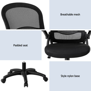 Mesh Office Chair | Computer & Gaming Desk | Work & Study | Mid Back Support