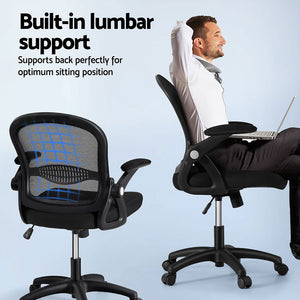 Artiss 2x Mesh Office Chairs | Computer Gaming Desk Chairs | Work Study | Mid Back