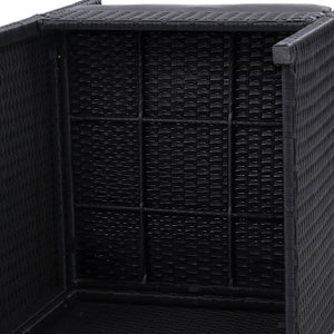 2PC Outdoor Dining Chairs | Patio Furniture | Wicker Garden Cushion | Hugo