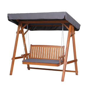 Wooden Swing Chair For Outdoors / Patio