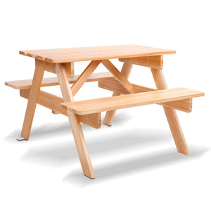 Keezi | Kids Outdoor Table and Chairs | Picnic Bench Set | Children | Wooden