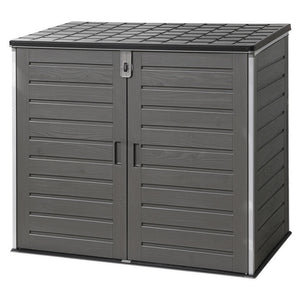 Outdoor Storage Box | 1170L | Lockable Container Cabinet | Tool Shed | Grey