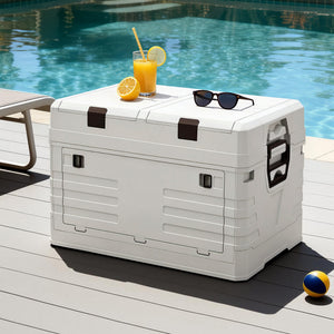 Outdoor Storage Box | 60L | Foldable Collapsible Camping Bin | Organiser