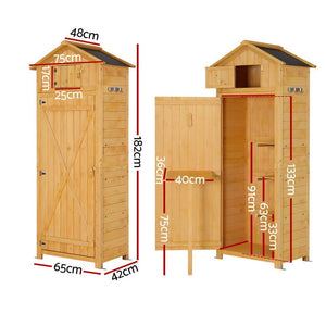 Outdoor Storage Cabinet | Folding Table | Adjustable Cupboard | Tool Organiser