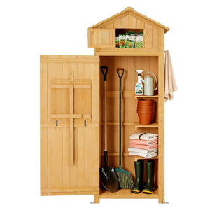 Outdoor Storage Cabinet | Folding Table | Adjustable Cupboard | Tool Organiser