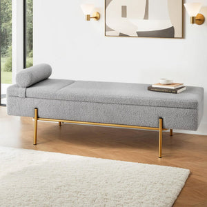 Storage Ottoman Bench | 140cm | Pillow Top | Bed End Foot Stool