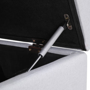 Artiss Ottoman Storage Sofa Bed | 112cm | Foldable | Grey